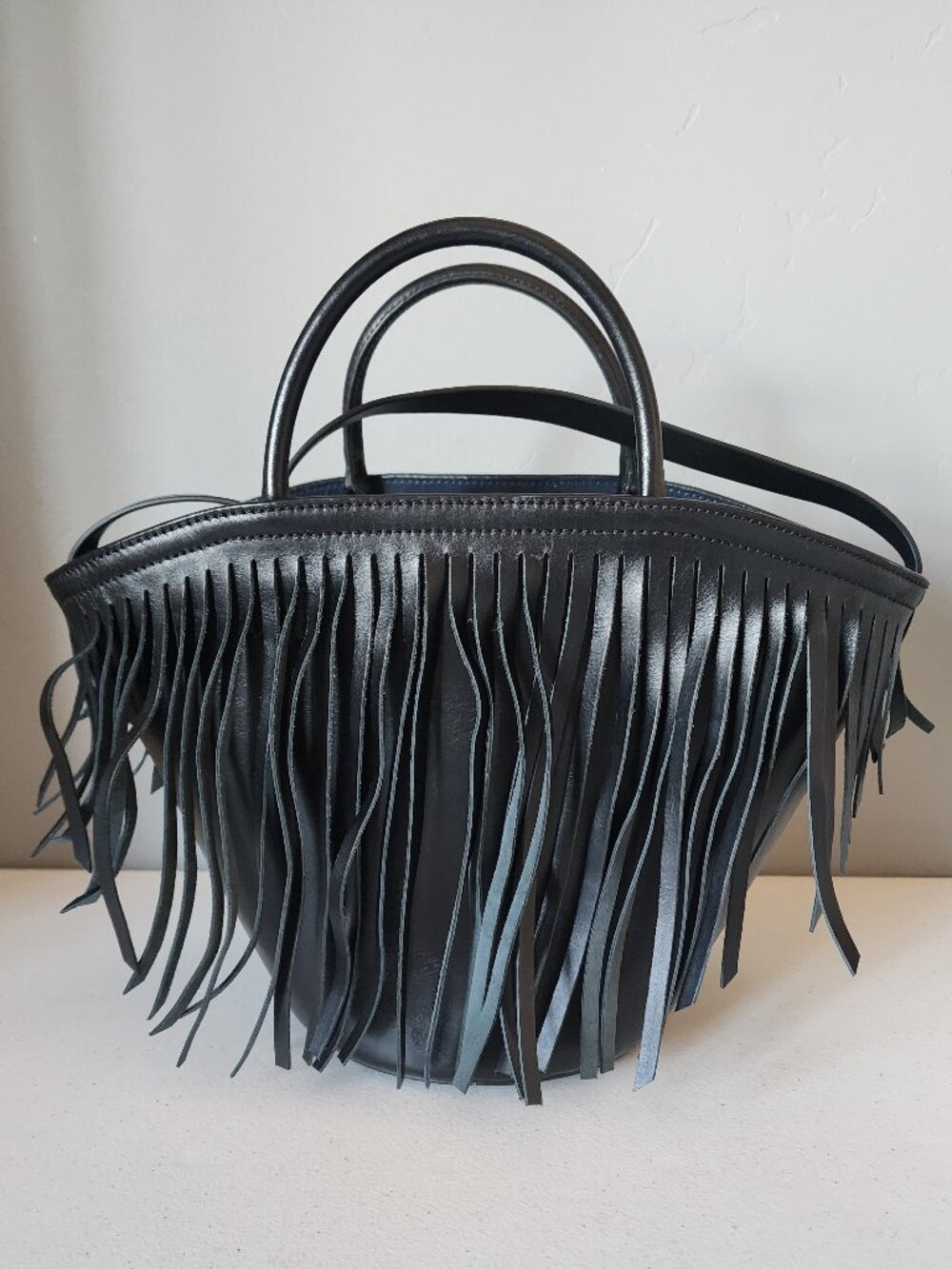 Trademark Fringe Tote "EUC"